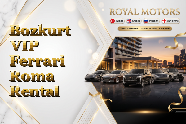 Bozkurt VIP Ferrari Roma Rental
