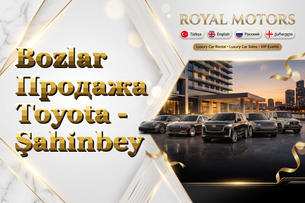 Bozlar Продажа Toyota - Şahinbey