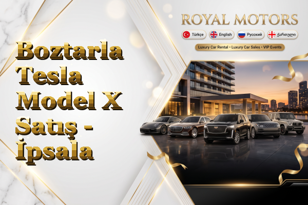 Boztarla Tesla Model X Satış - İpsala