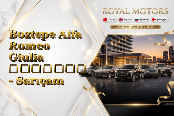 Boztepe Alfa Romeo Giulia გაყიდვა - Sarıçam