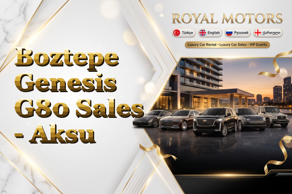 Boztepe Genesis G80 Sales - Aksu