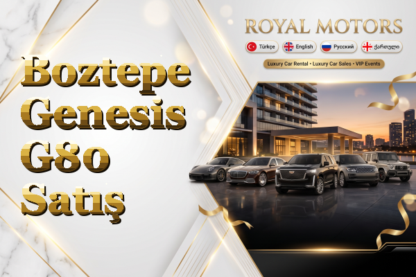 Boztepe Genesis G80 Satış