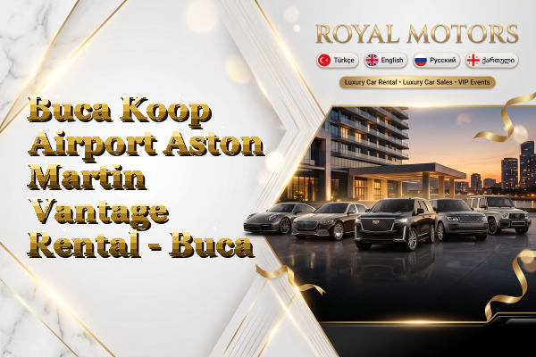 Buca Koop Airport Aston Martin Vantage Rental - Buca