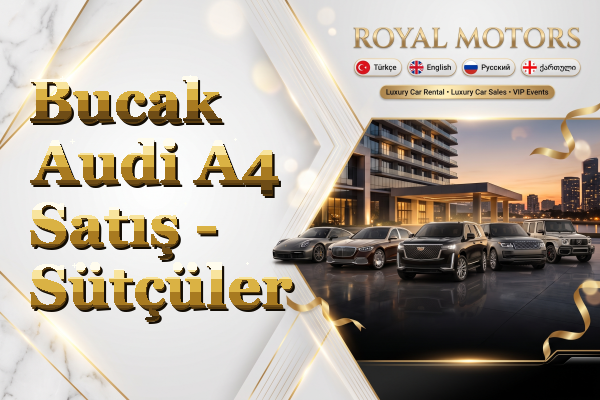 Bucak Audi A4 Satış - Sütçüler