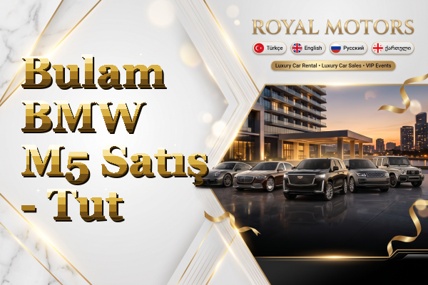 Bulam BMW M5 Satış - Tut