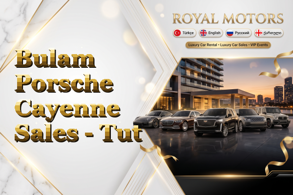 Bulam Porsche Cayenne Sales - Tut