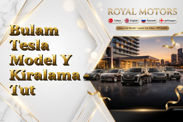 Bulam Tesla Model Y Kiralama - Tut