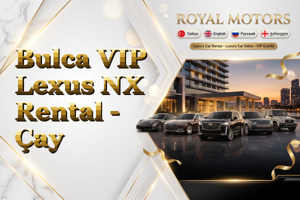Bulca VIP Lexus NX Rental - Çay