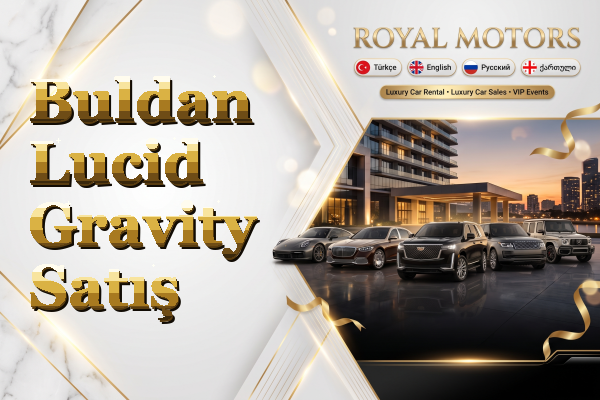 Buldan Lucid Gravity Satış