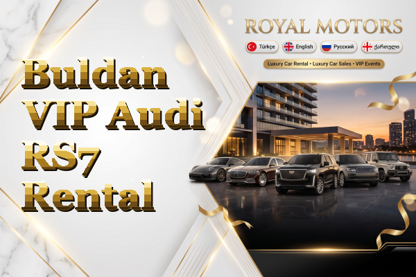 Buldan VIP Audi RS7 Rental