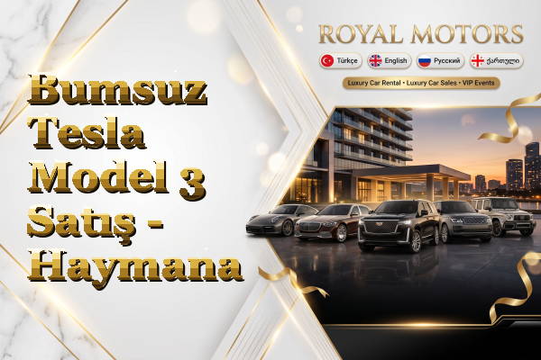 Bumsuz Tesla Model 3 Satış - Haymana