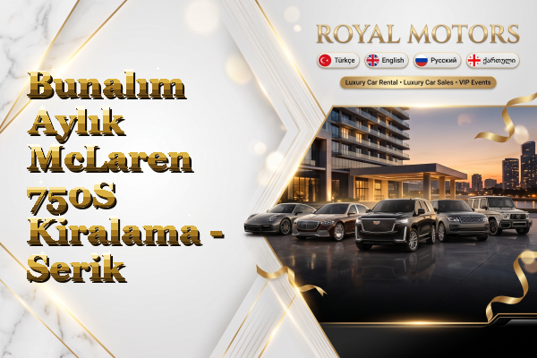 Bunalım Aylık McLaren 750S Kiralama - Serik