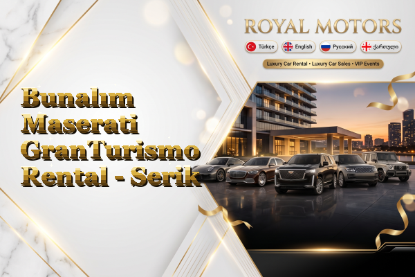 Bunalım Maserati GranTurismo Rental - Serik