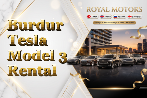Burdur Tesla Model 3 Rental