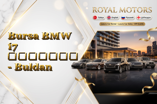 Bursa BMW i7 გაყიდვა - Buldan