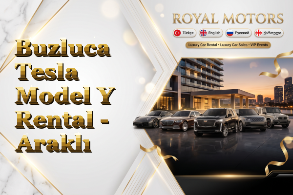 Buzluca Tesla Model Y Rental - Araklı