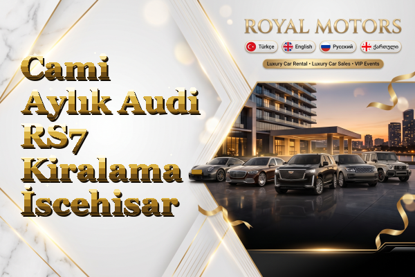 Cami Aylık Audi RS7 Kiralama - İscehisar