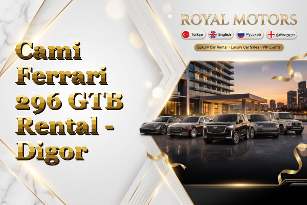 Cami Ferrari 296 GTB Rental - Digor