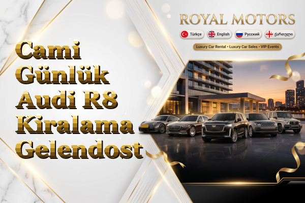 Cami Günlük Audi R8 Kiralama - Gelendost