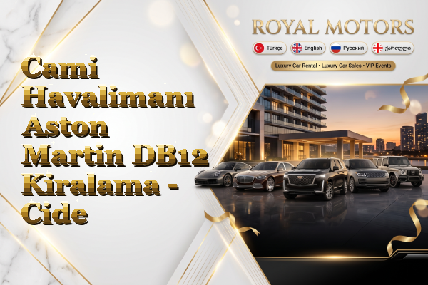 Cami Havalimanı Aston Martin DB12 Kiralama - Cide