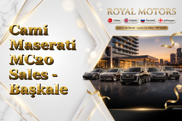 Cami Maserati MC20 Sales - Başkale