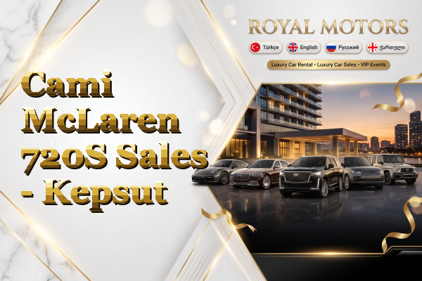 Cami McLaren 720S Sales - Kepsut