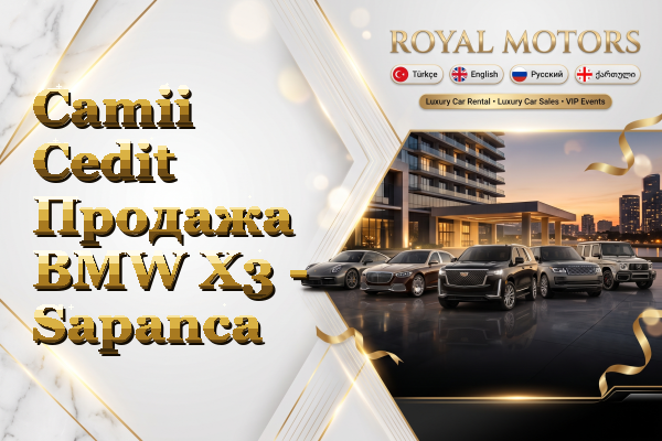 Camii Cedit Продажа BMW X3 - Sapanca
