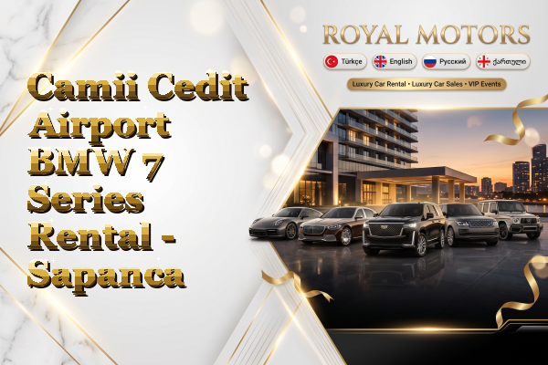 Camii Cedit Airport BMW 7 Series Rental - Sapanca