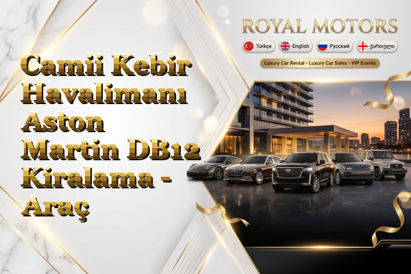 Camii Kebir Havalimanı Aston Martin DB12 Kiralama - Araç