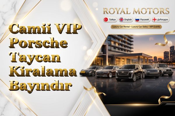 Camii VIP Porsche Taycan Kiralama - Bayındır