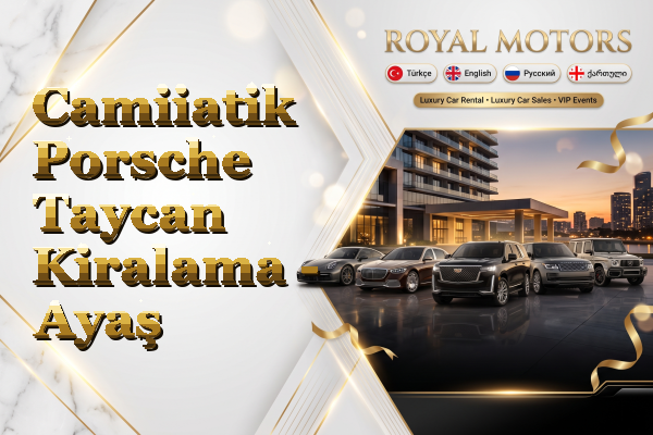 Camiiatik Porsche Taycan Kiralama - Ayaş