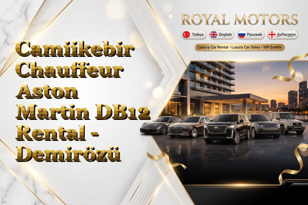 Camiikebir Chauffeur Aston Martin DB12 Rental - Demirözü