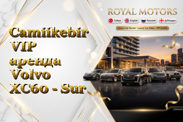 Camiikebir VIP аренда Volvo XC60 - Sur