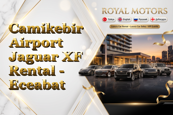 Camikebir Airport Jaguar XF Rental - Eceabat