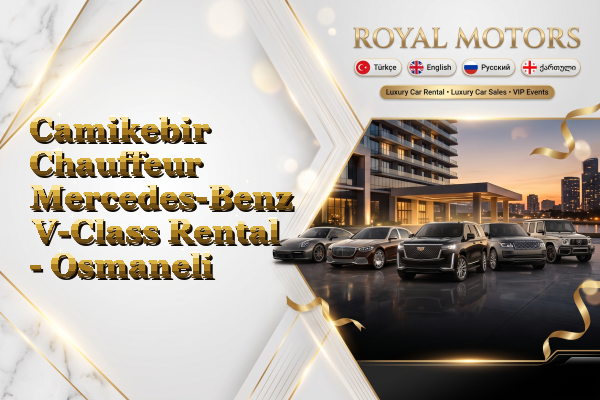Camikebir Chauffeur Mercedes-Benz V-Class Rental - Osmaneli