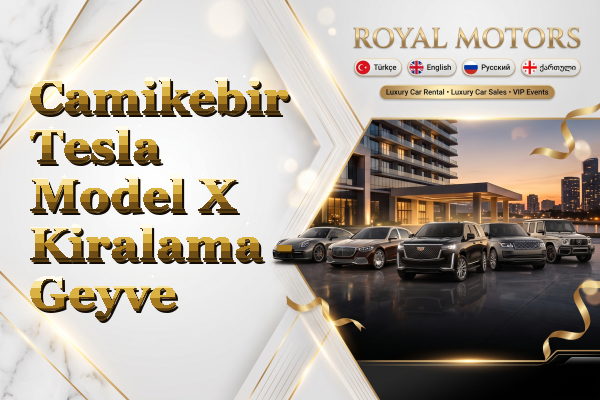 Camikebir Tesla Model X Kiralama - Geyve