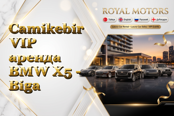 Camikebir VIP аренда BMW X5 - Biga