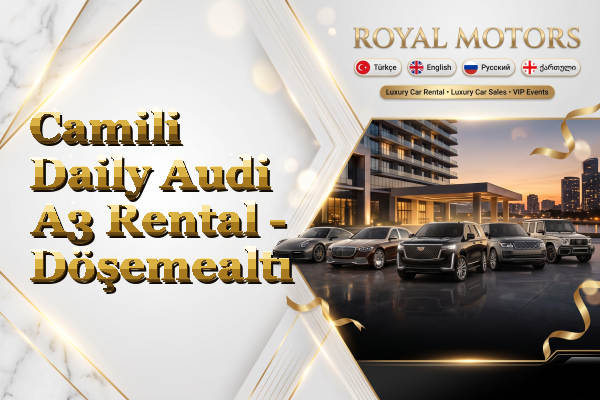 Camili Daily Audi A3 Rental - Döşemealtı