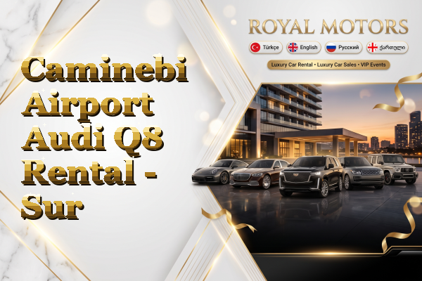 Caminebi Airport Audi Q8 Rental - Sur