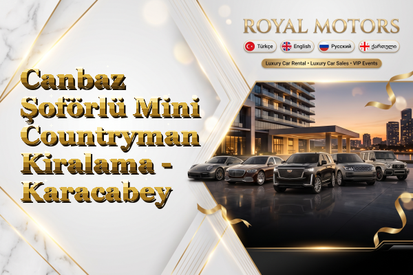 Canbaz Şoförlü Mini Countryman Kiralama - Karacabey