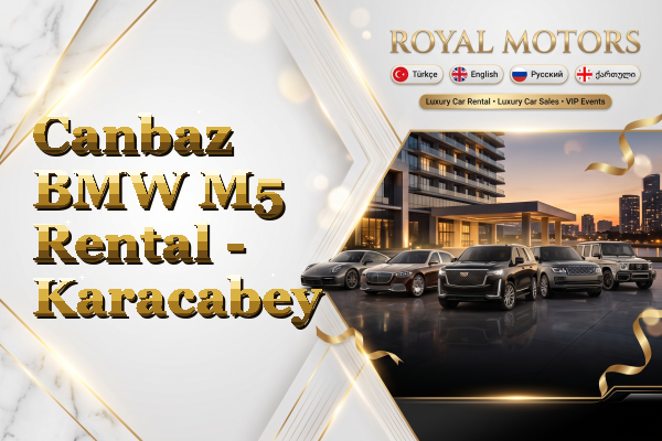 Canbaz BMW M5 Rental - Karacabey