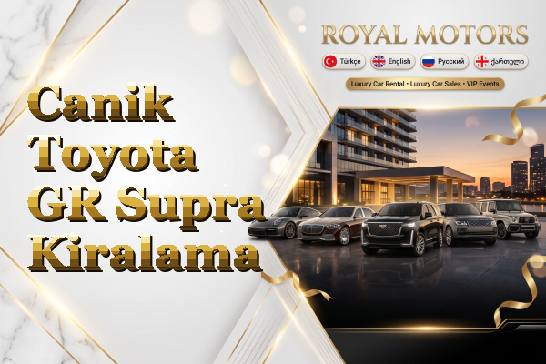 Canik Toyota GR Supra Kiralama