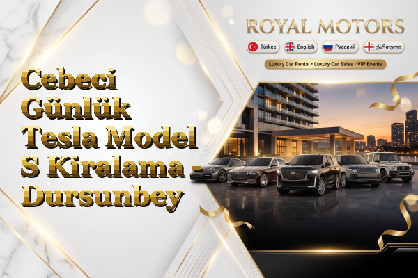 Cebeci Günlük Tesla Model S Kiralama - Dursunbey