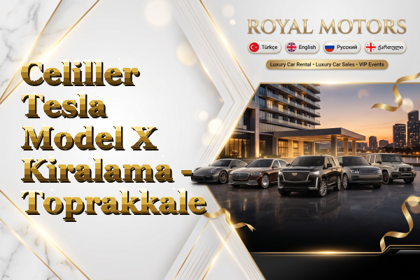 Celiller Tesla Model X Kiralama - Toprakkale