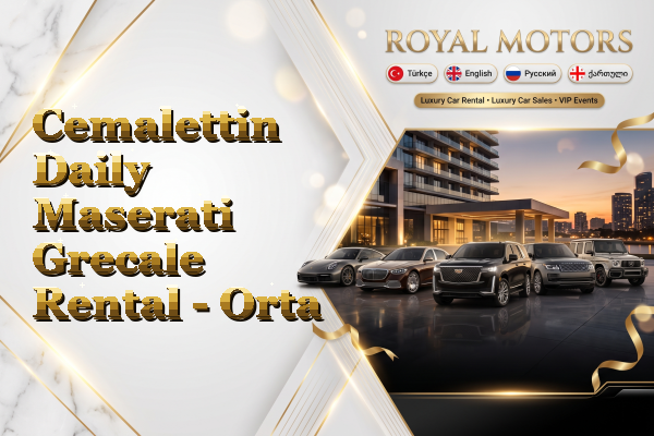 Cemalettin Daily Maserati Grecale Rental - Orta