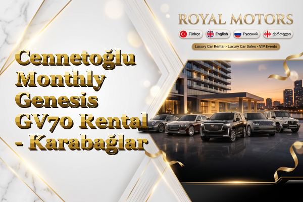Cennetoğlu Monthly Genesis GV70 Rental - Karabağlar