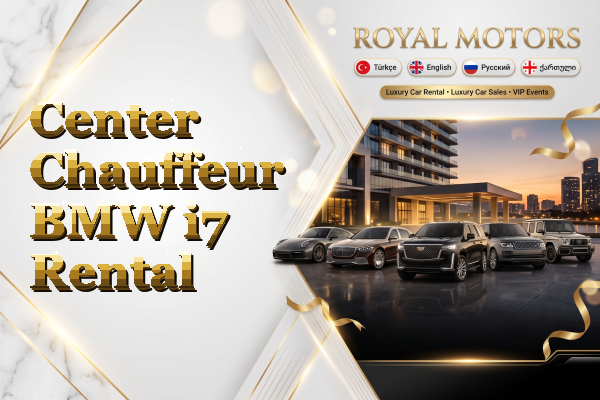 Center Chauffeur BMW i7 Rental