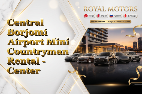 Central Borjomi Airport Mini Countryman Rental - Center