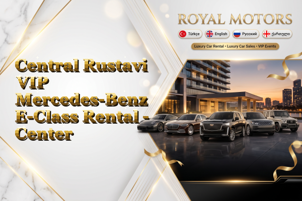 Central Rustavi VIP Mercedes-Benz E-Class Rental - Center