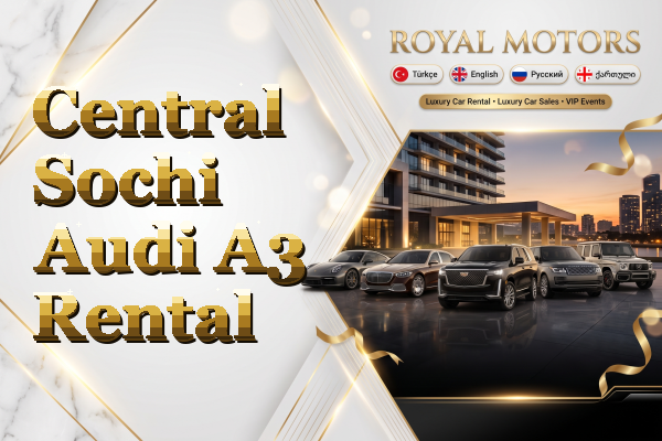 Central Sochi Audi A3 Rental